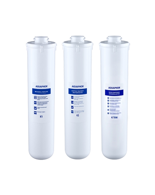 AQUAPHOR Set K1, K2, K7BM- Remineralisierung und Keimsperre für Umkehrosmose DWM 101, 101S, 102S , 202S
