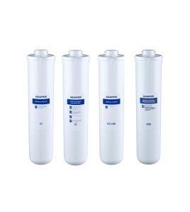 AQUAPHOR Set K5, K2, RO 100S, K7M für Umkehrosmose DWM 102S, black edition