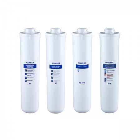 AQUAPHOR Set K1, K2, RO 100S, K7BM- Keimsperre und Remineralisierung für Umkehrosmose DWM 102S, 202S