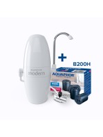 AQUAPHOR AKTIVKOHLE-AUFTISCHFILTER "Modern"H plus Set Filter B200H, hartes Wasser